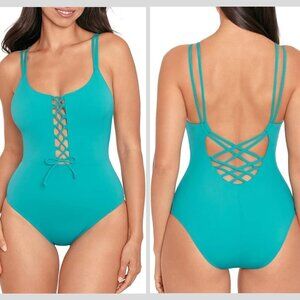 New! Skinny Dippers Jelly Beans Suga Babe One-Piece Swimsuit - 35069